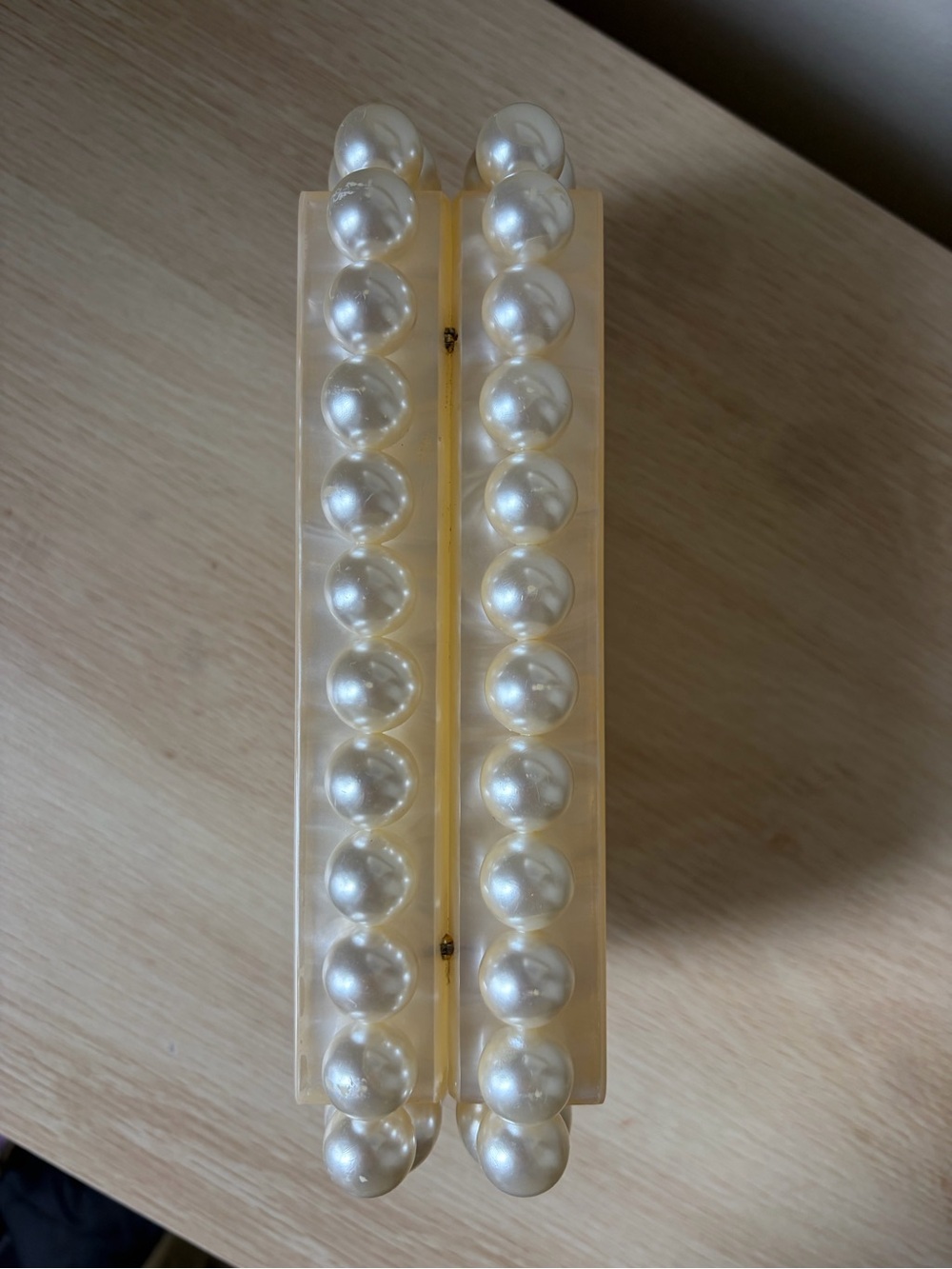 Cult Gaia Eos Box Clutch in Pearl - Picture 14 of 16